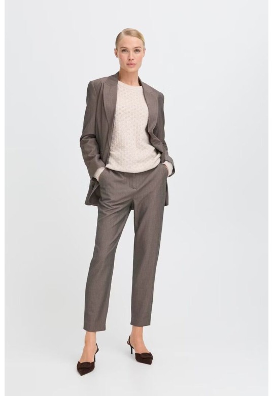 BYDANTA Blazer Walnut Melange