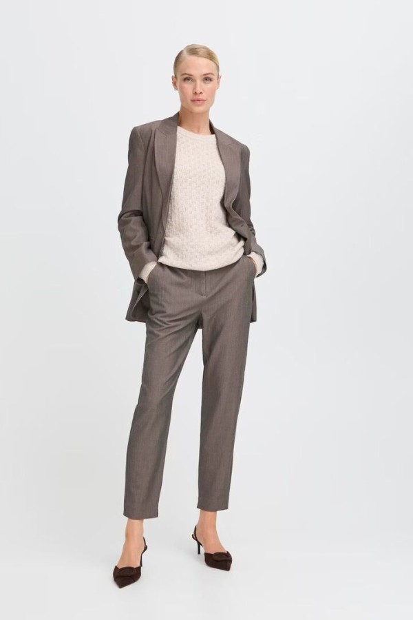 BYDANTA Blazer Walnut Melange