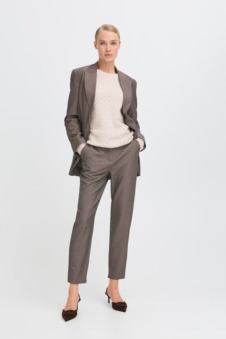 BYDANTA Blazer Walnut Melange