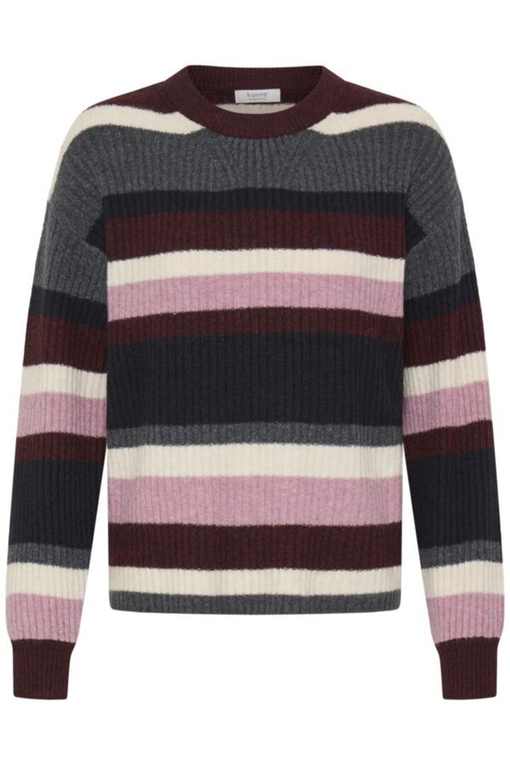 BYONEMA PULLOVER PORT ROYALE MELANGE STRIPE