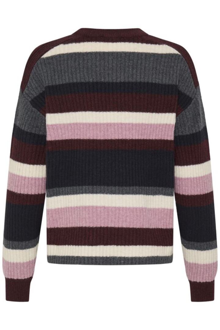 BYONEMA PULLOVER PORT ROYALE MELANGE STRIPE