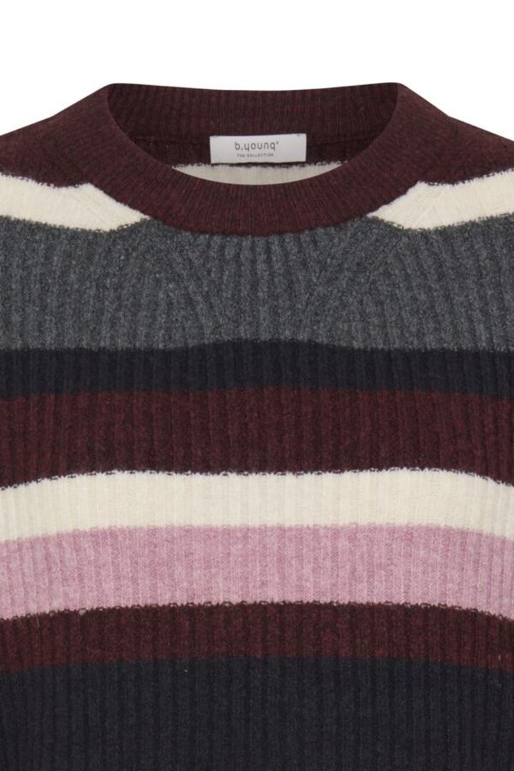 BYONEMA PULLOVER PORT ROYALE MELANGE STRIPE