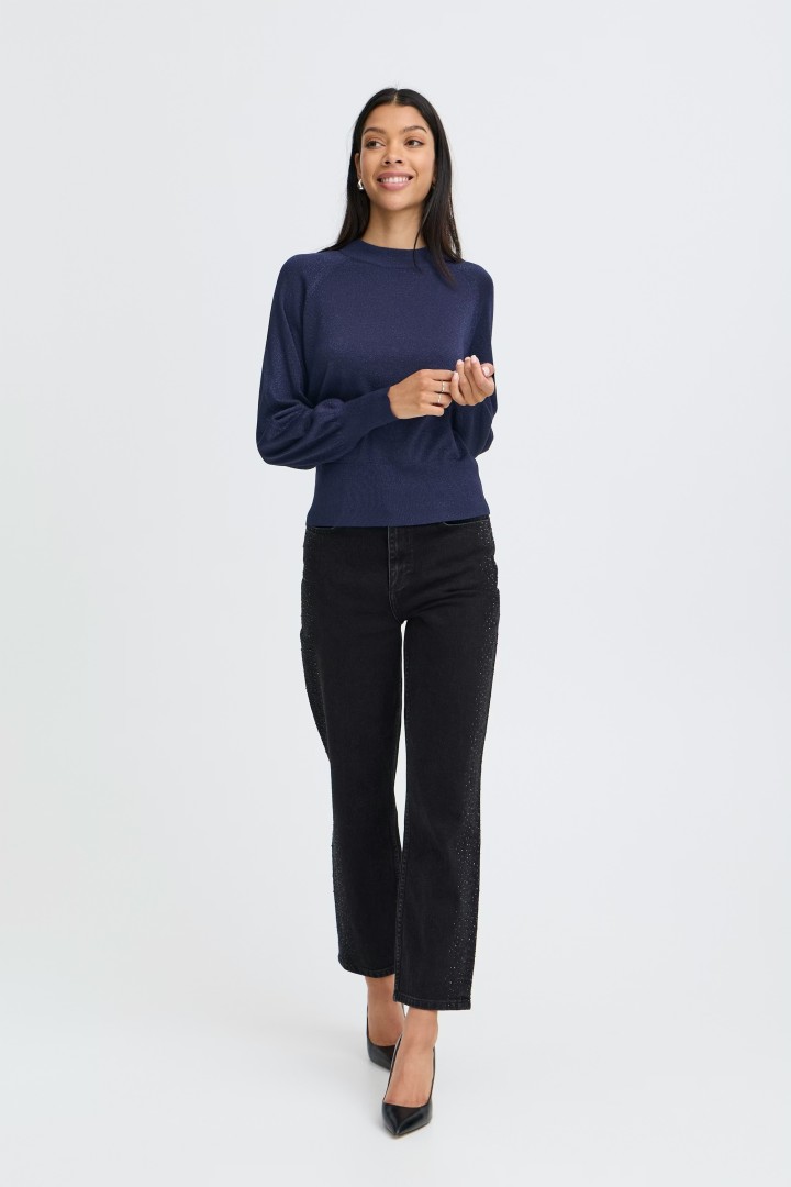 BYMOBBE Pullover Evening Blue