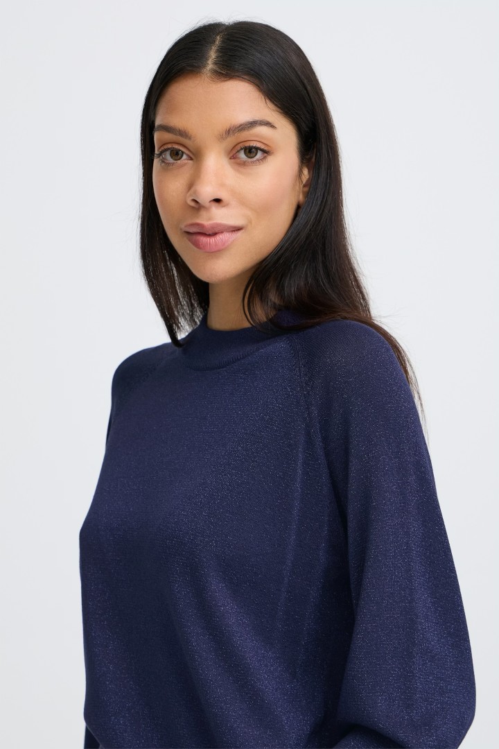 BYMOBBE Pullover Evening Blue