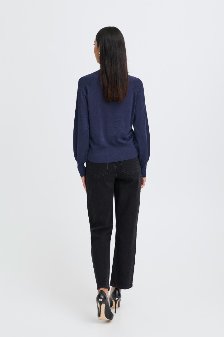 BYMOBBE Pullover Evening Blue
