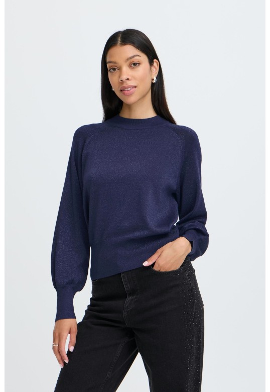 BYMOBBE Pullover Evening Blue