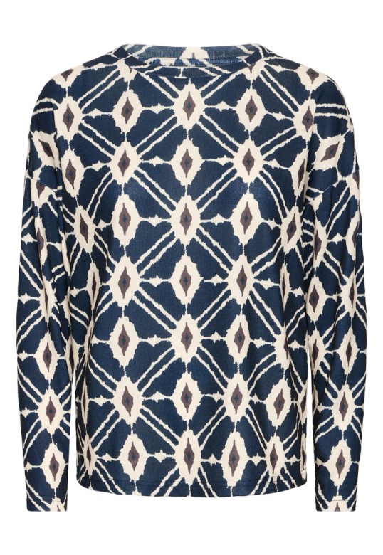 BYPIETA T-SHIRT NAVY BLAZER IKAT