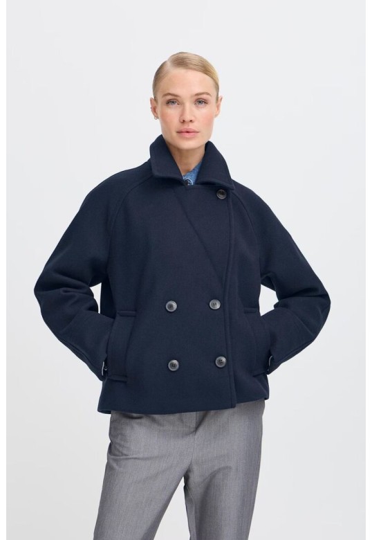 BYCILIA Outerwear Navy Blazer 