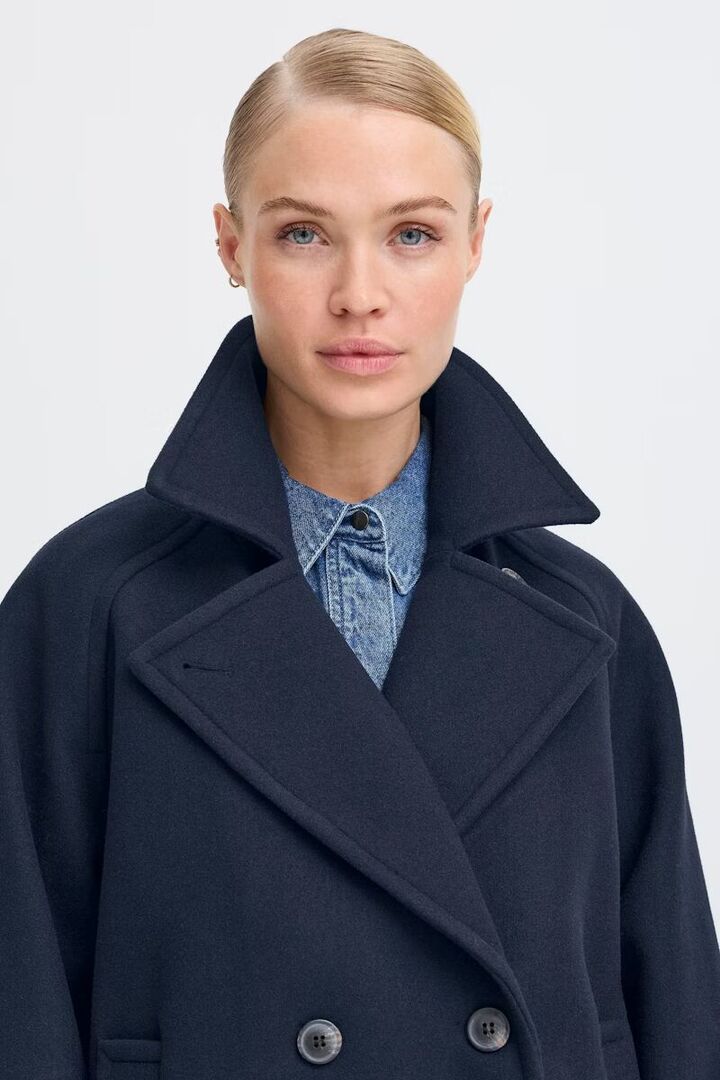 BYCILIA Outerwear Navy Blazer 