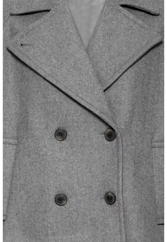 BYCILIA Outerwear Mid Grey Melange