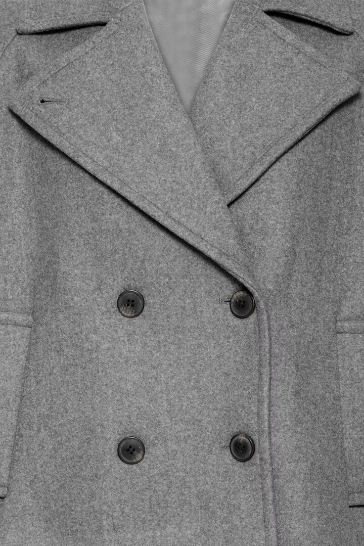BYCILIA Outerwear Mid Grey Melange