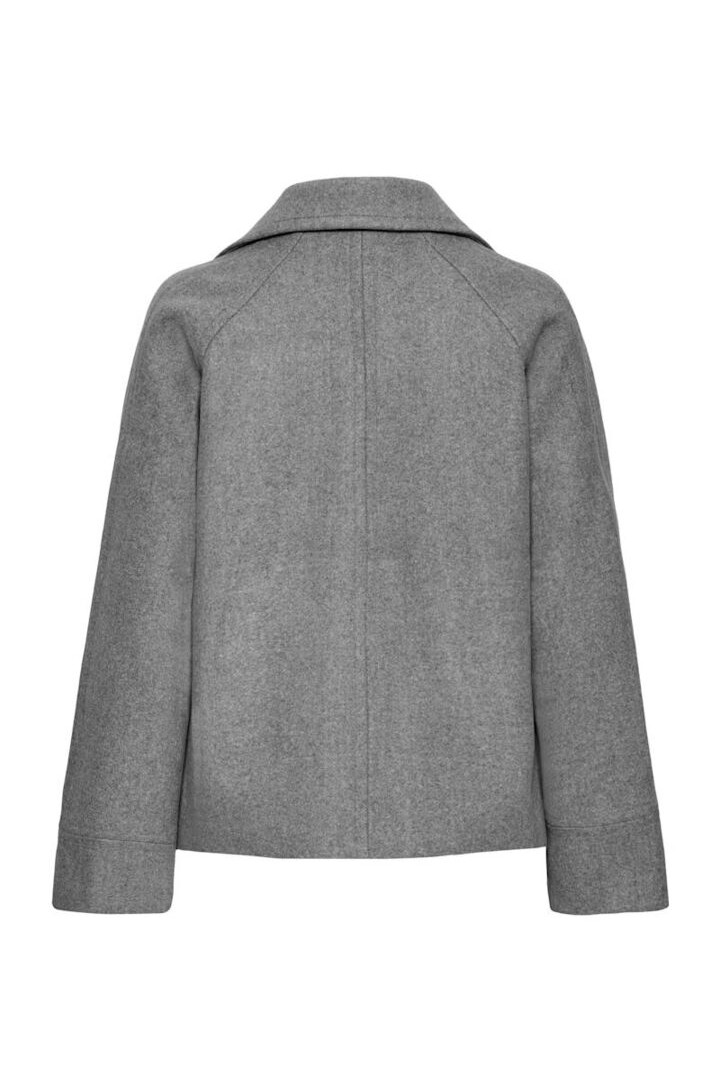 BYCILIA Outerwear Mid Grey Melange