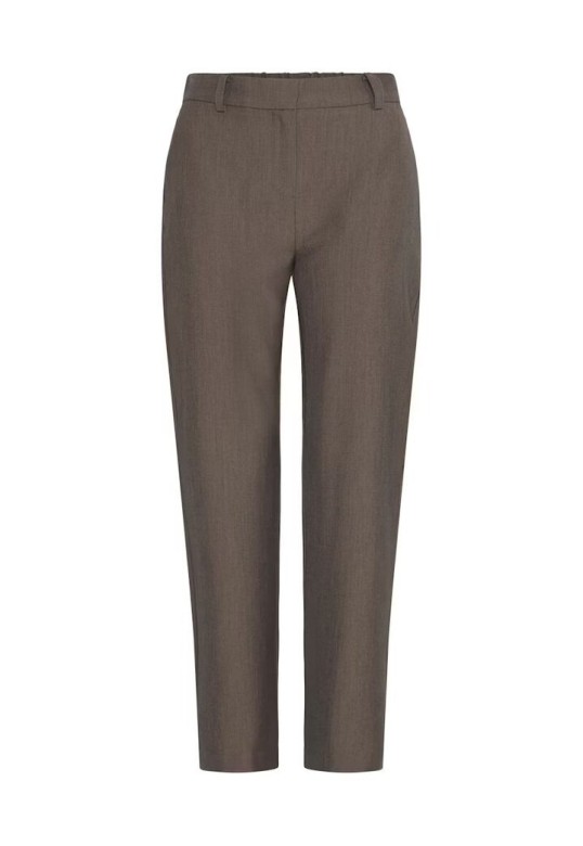 BYDANTA Pants Walnut Melange