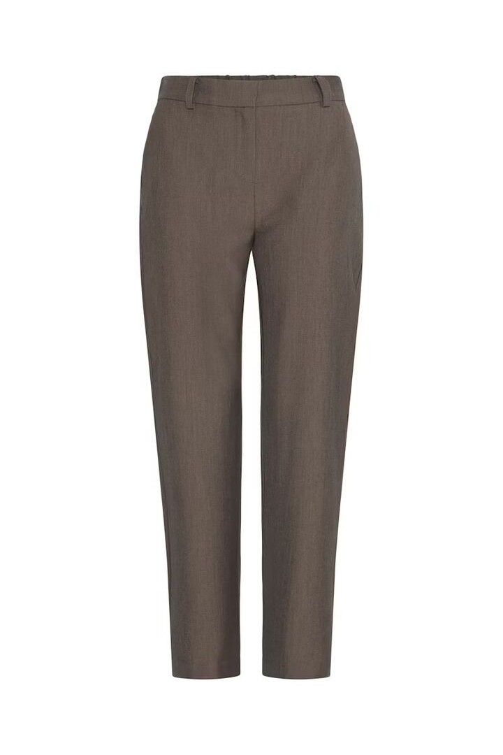 BYDANTA Pants Walnut Melange