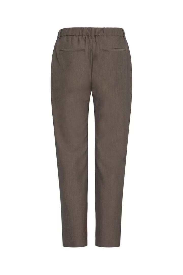 BYDANTA Pants Walnut Melange