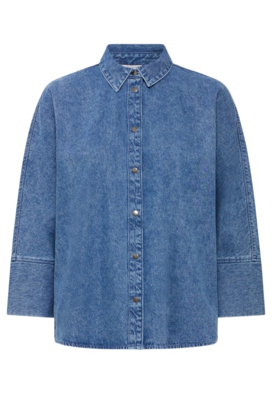 Bycapuca shirt Mid Blue Denim