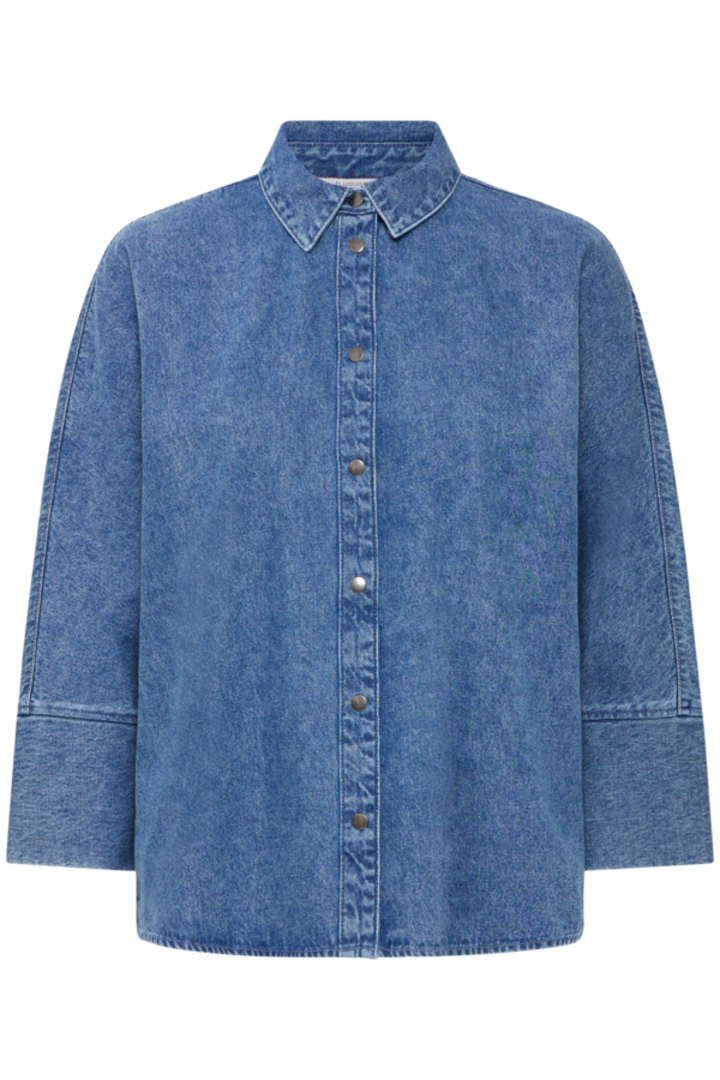 Bycapuca shirt Mid Blue Denim