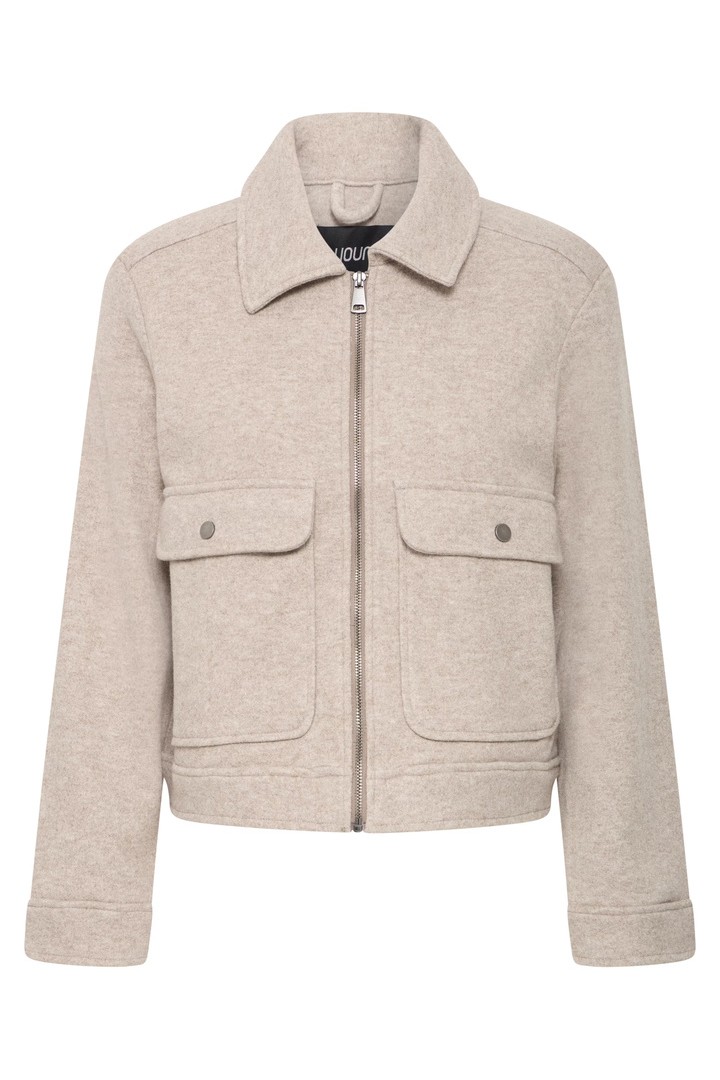 BYBONDY Outerwear Walnut Melange