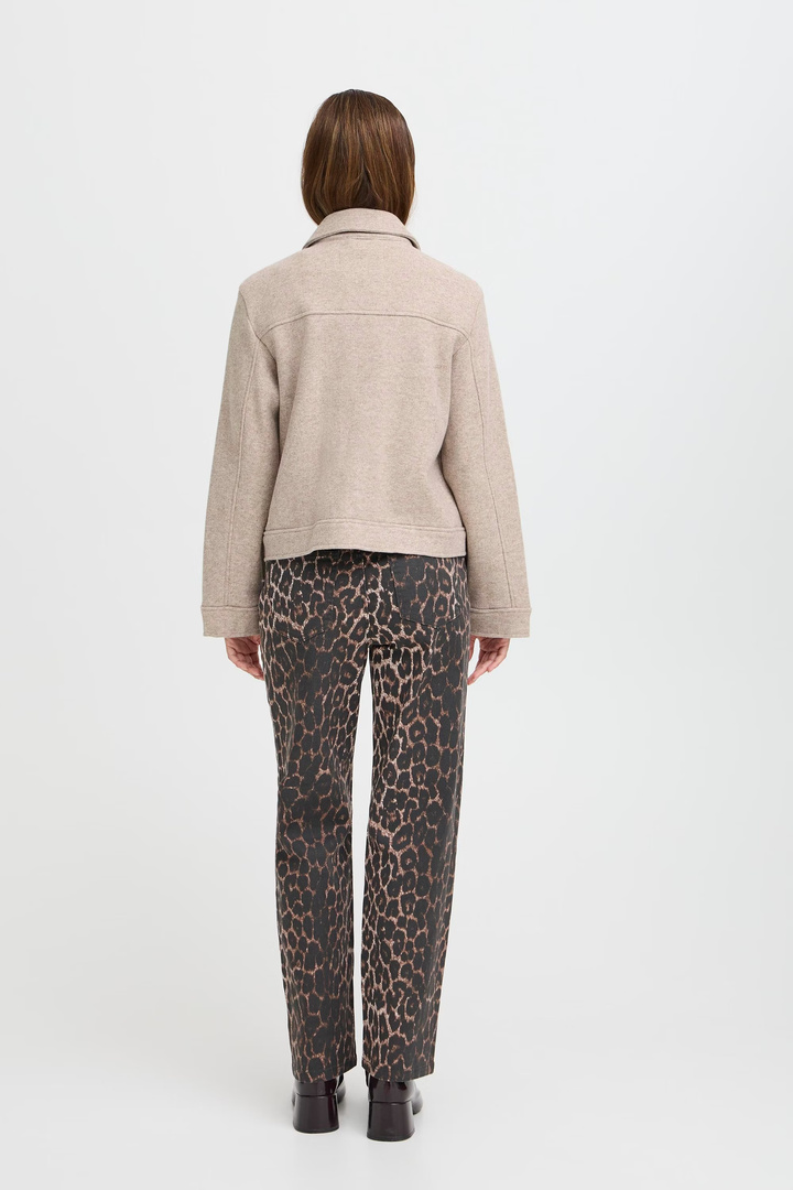 BYBONDY Outerwear Walnut Melange