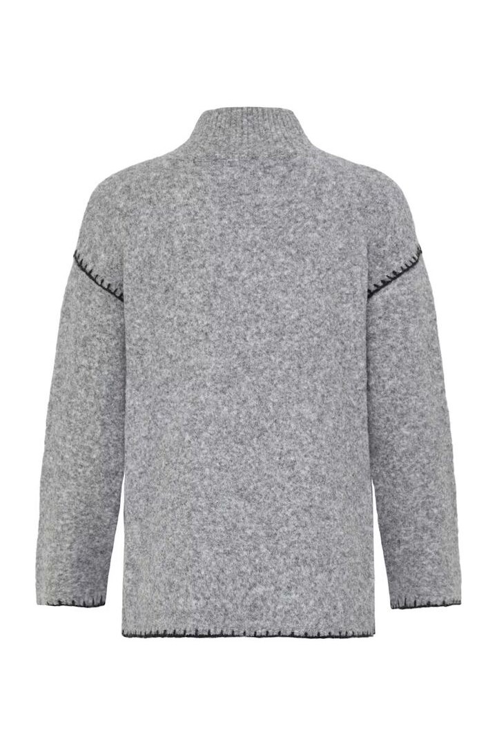 BYOMEA Pullover Mid Grey Melange