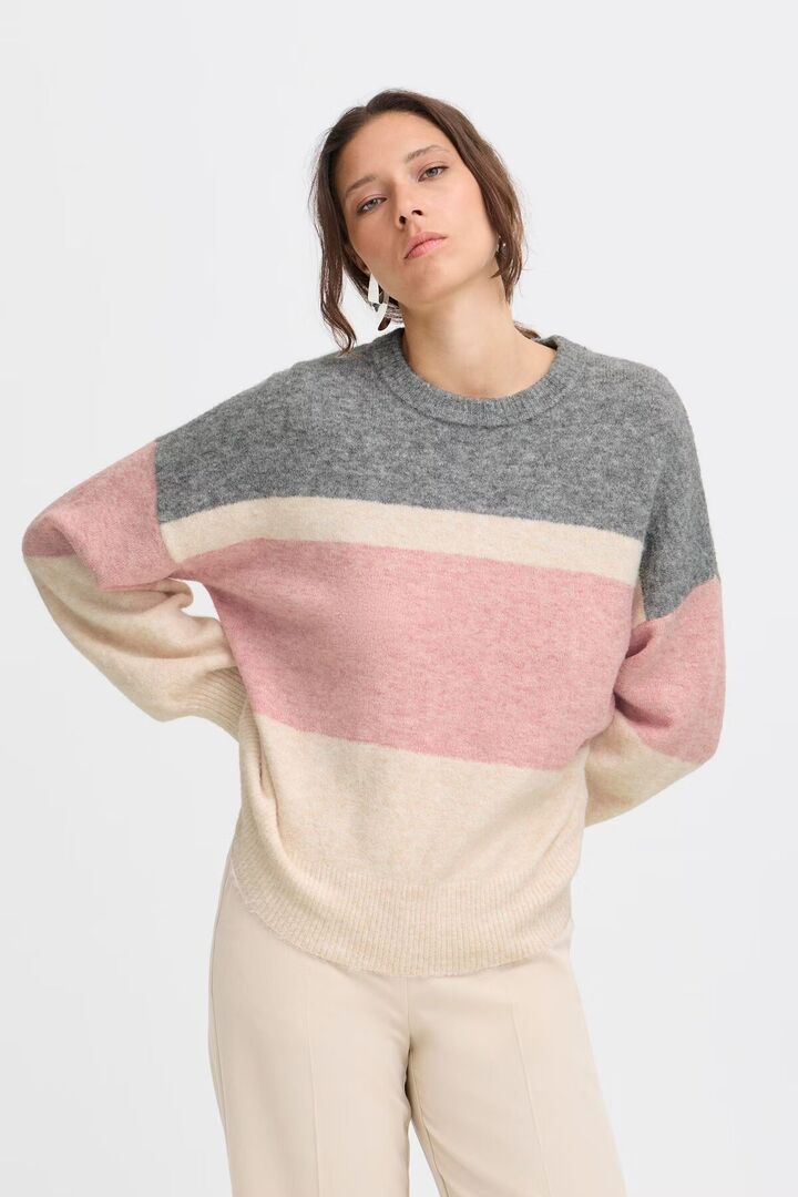 BYOMEA Pullover Port Royale Mix