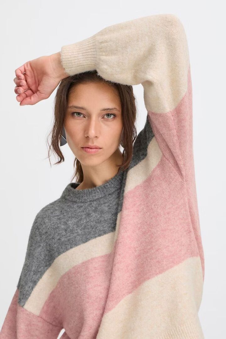 BYOMEA Pullover Port Royale Mix
