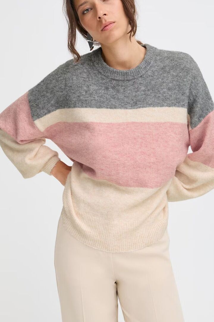 BYOMEA Pullover Port Royale Mix