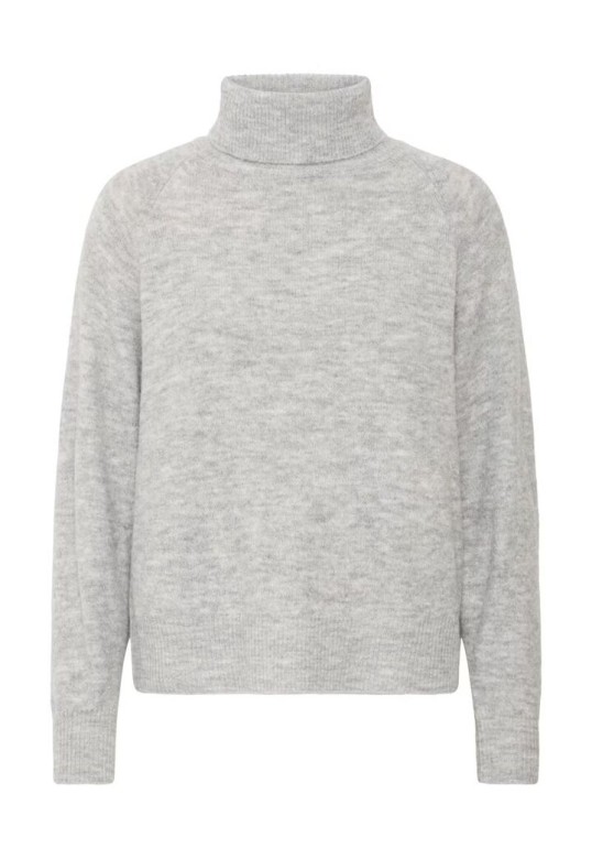 BYMONNA Pullover Mid Grey Melange