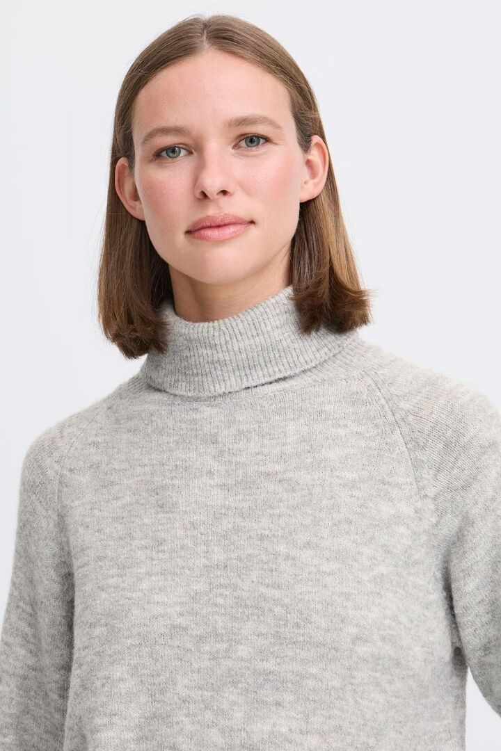 BYMONNA Pullover Mid Grey Melange