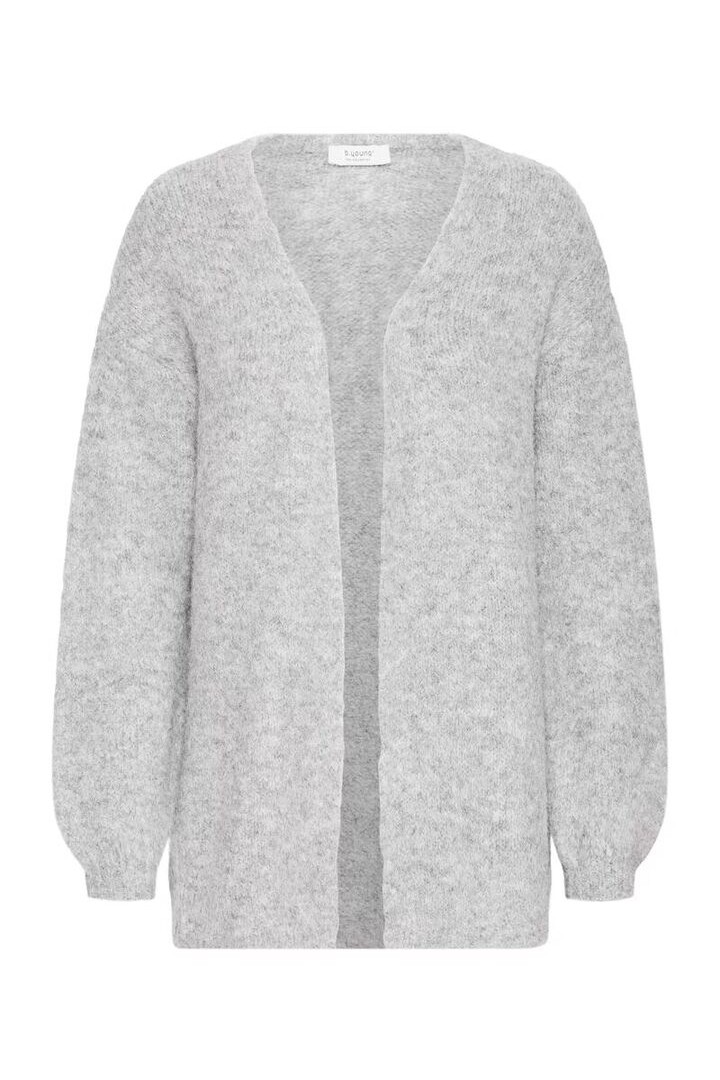 BYMILLERS Cardigan Mid Grey Melange