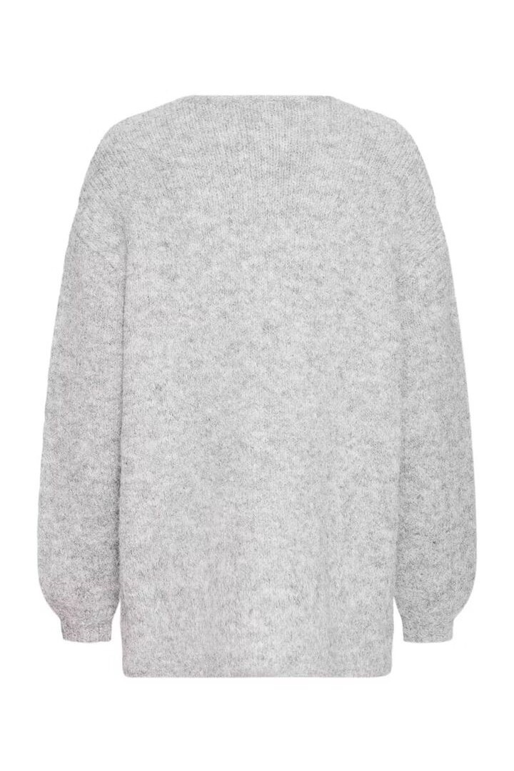 BYMILLERS Cardigan Mid Grey Melange