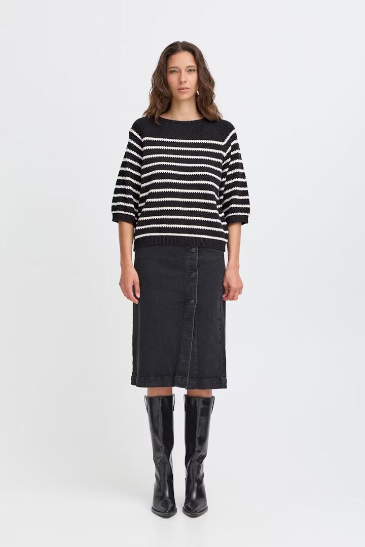 BYMIKALA Pullover Black Mix