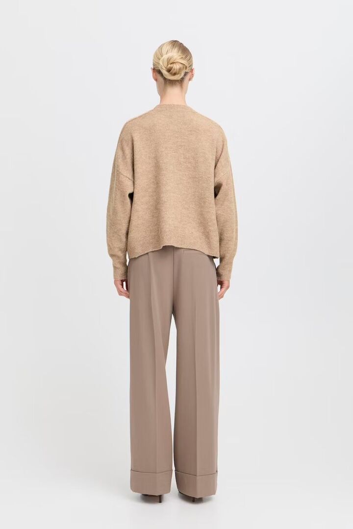BYMONNA Pullover Walnut Melange