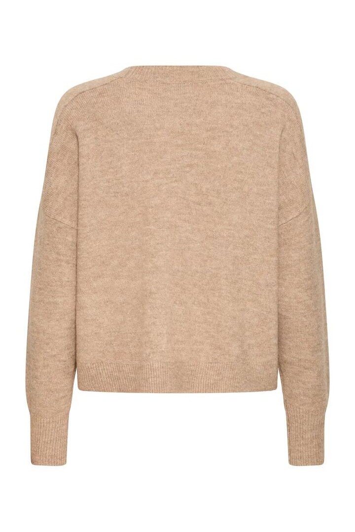 BYMONNA Pullover Walnut Melange