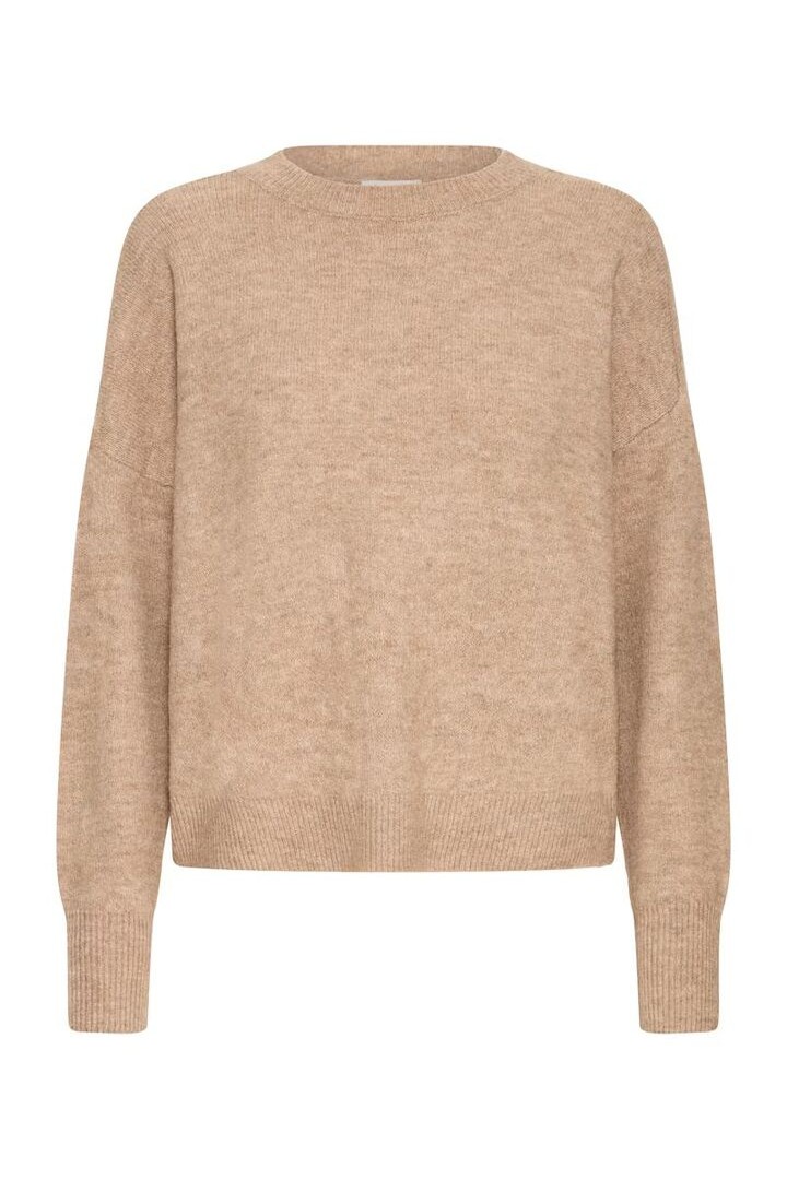 BYMONNA Pullover Walnut Melange