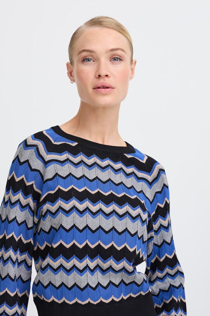 BYMMORLA Pullover Blue Quartz Mix