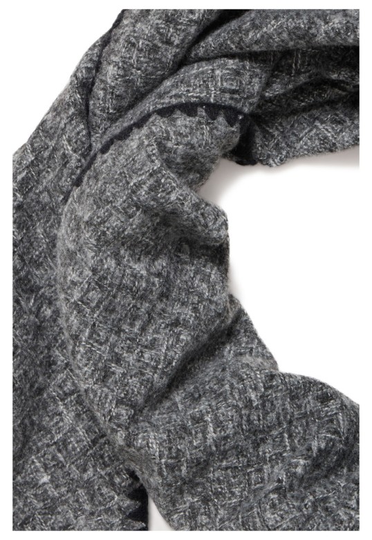 BYVIMAGE Scarf Dark Grey Melange Mix