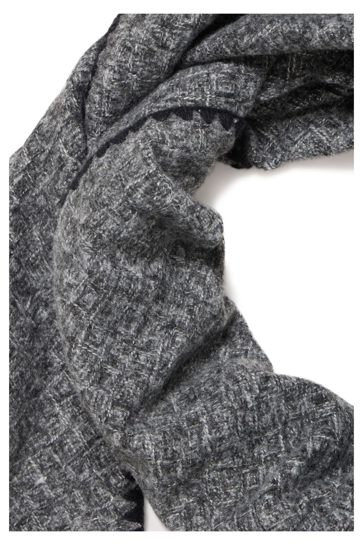 BYVIMAGE Scarf Dark Grey Melange Mix