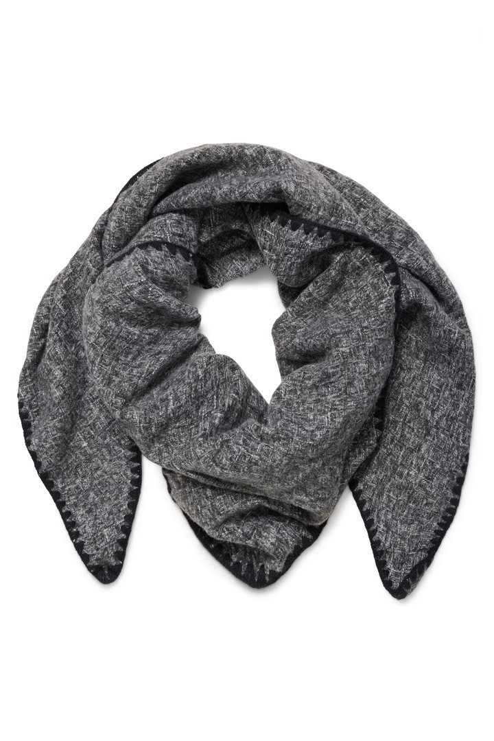BYVIMAGE Scarf Dark Grey Melange Mix