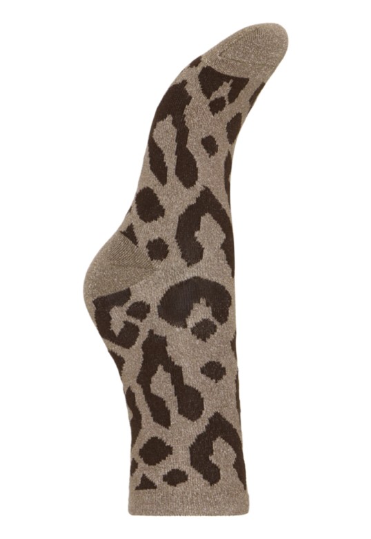 BYWLI SOCKS WALLNUT LEOPARD