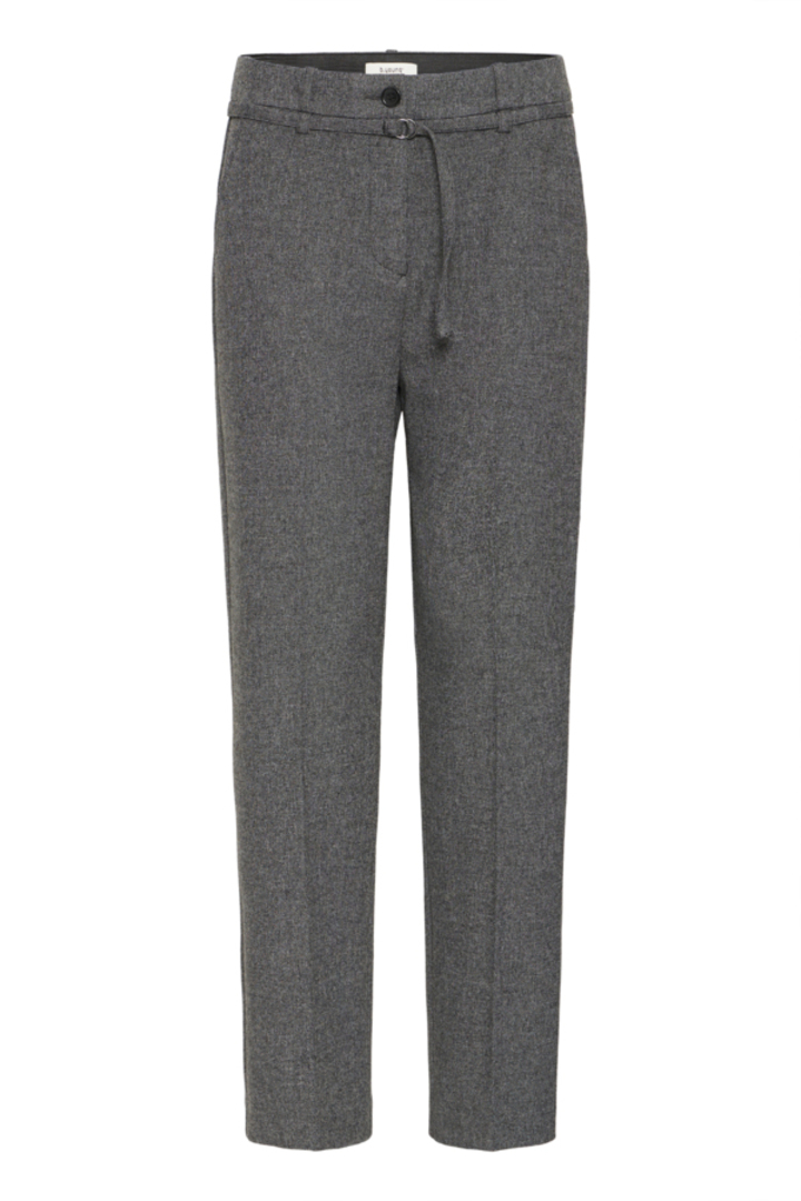 BYETONA PANTS MID GREY MELANGE