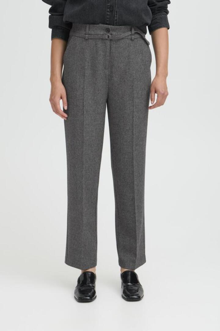 BYETONA PANTS MID GREY MELANGE
