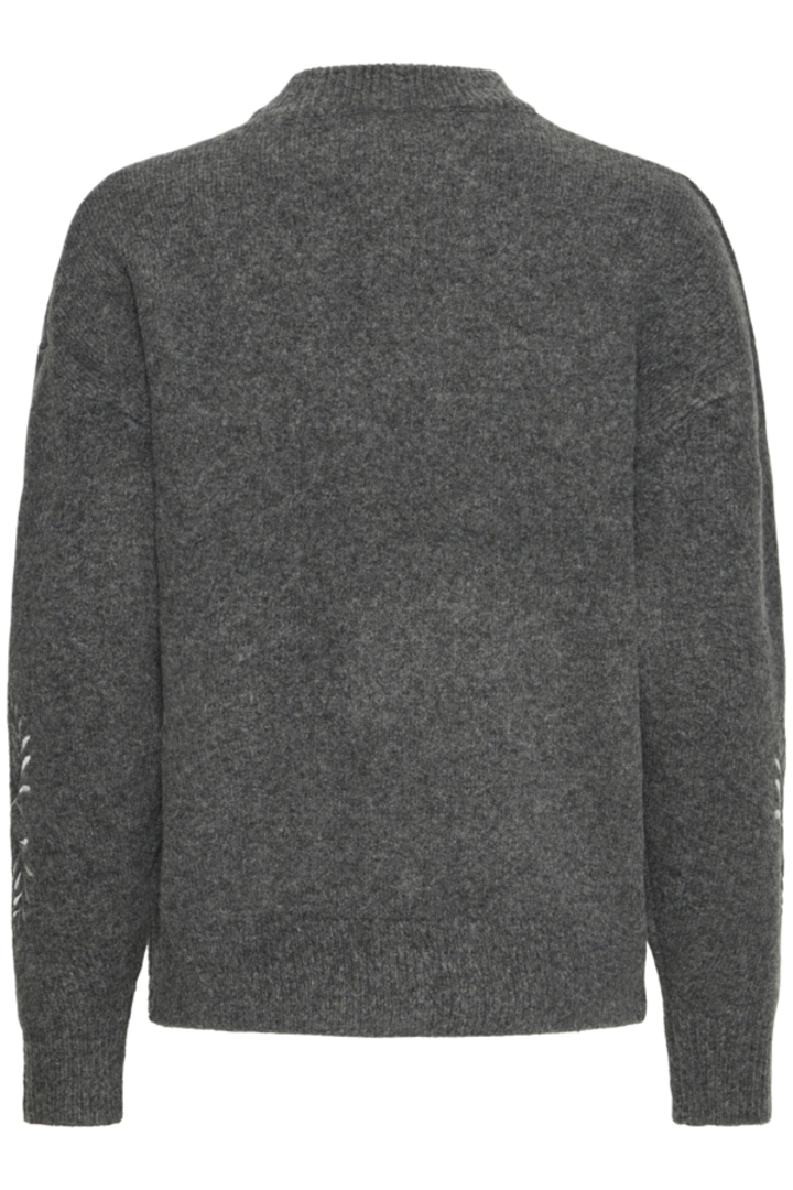 BYMAGGE PULLOVER DARK GREY MELANGE