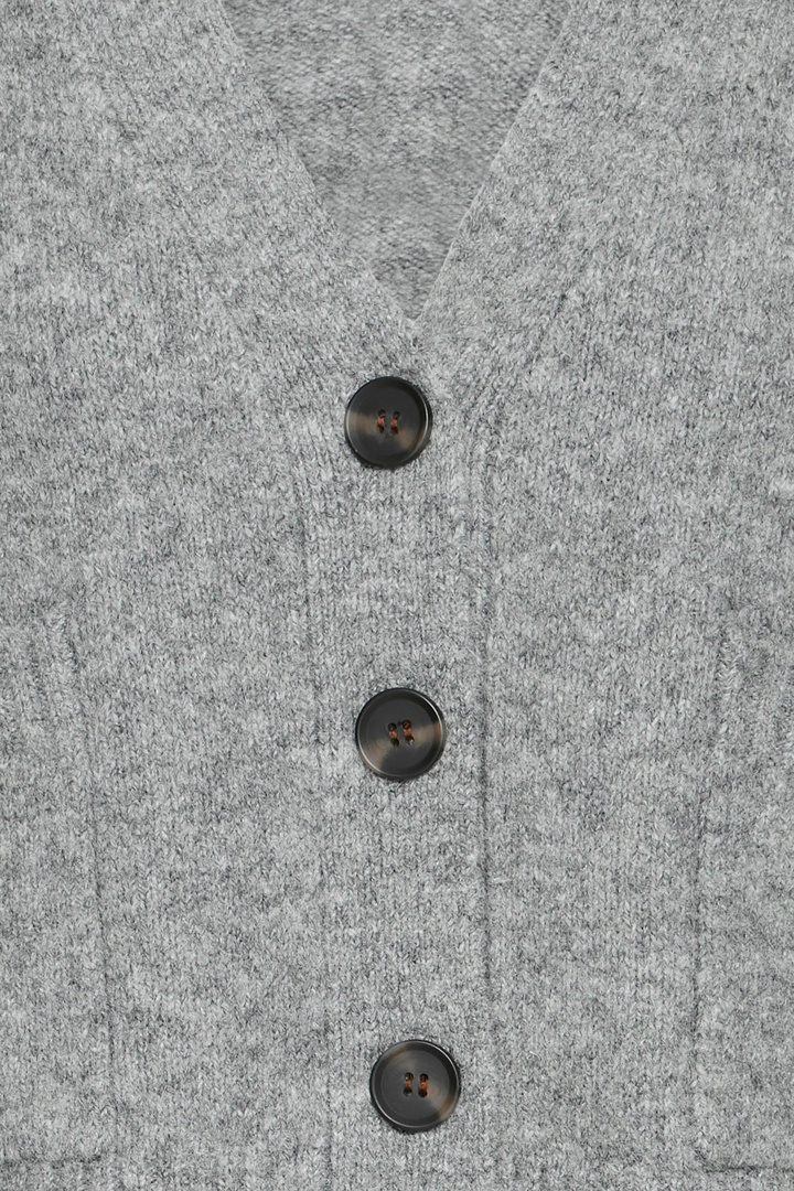 BYOTTI Cardigan Mid Grey Melange