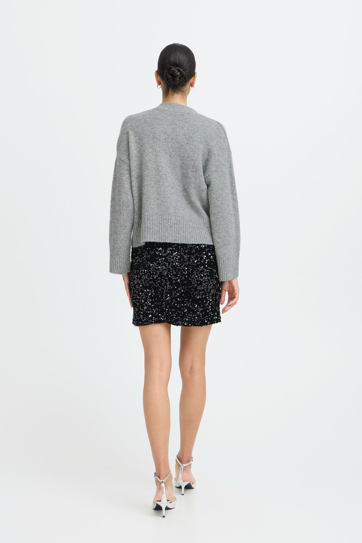 BYOTTI Cardigan Mid Grey Melange