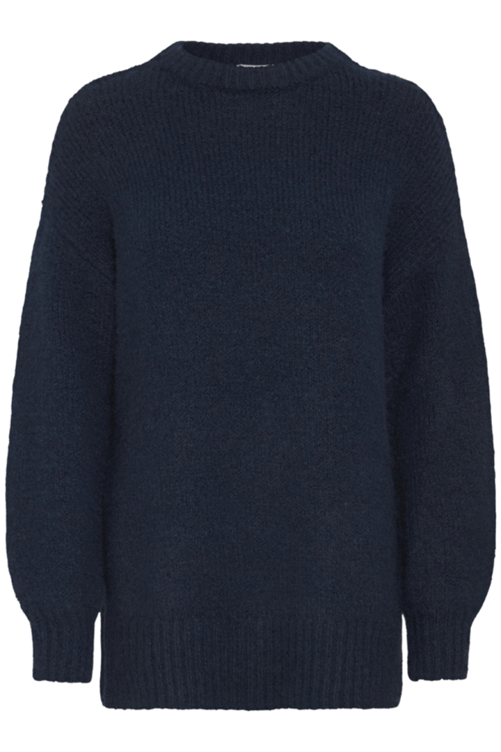 BYMILLERS PULLOVER NAVY BLAZER MELANGE