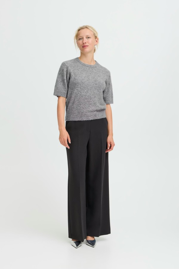 BYOMEA Pullover Mid Grey Melange