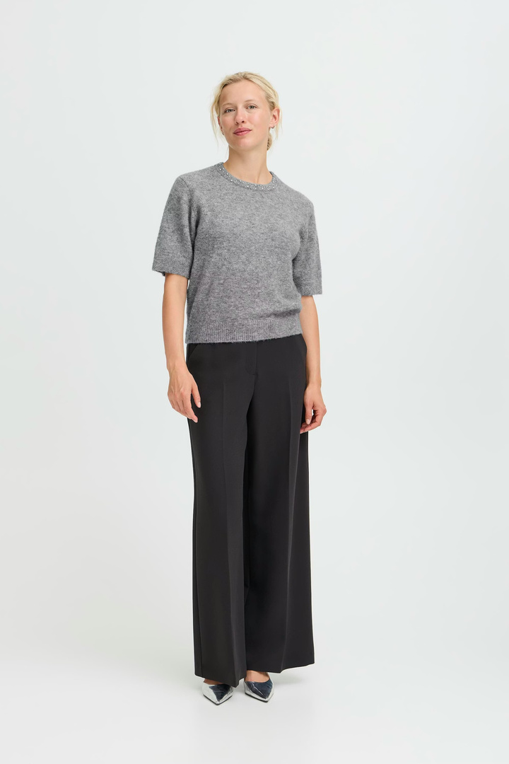 BYOMEA Pullover Mid Grey Melange