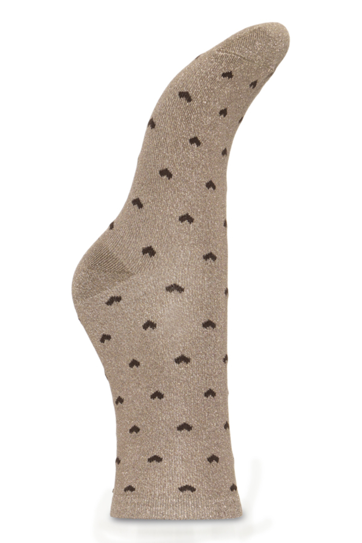 BYVLINI GOLD HEART SOCKS