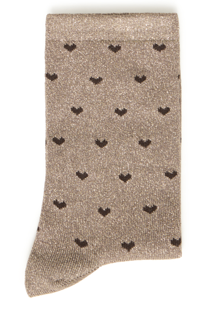 BYVLINI GOLD HEART SOCKS